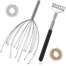 Head Massage Spider And Back Scraper,head Massager with 20 Fingers