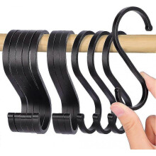 S Hooks 12 Pack Aluminum S Shaped Hooks Heavy Duty S Hooks for Hanging Plants