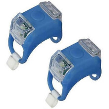 Bicycle Light Front and Rear Silicone Waterproof Headlight Tail Light Safety, 2 Pack