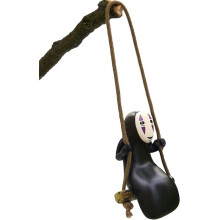 Anime Car Accessories Of No Face Man Car Pendant Hanging Swing,for Car Rear View Mirror Accessories,office Home Gardening Hanging Micro Landscape Deco
