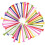 100 Pack Assorted Colors Professional Durable 70mm Plastic Golf Tee Bulk (Color Random) 4