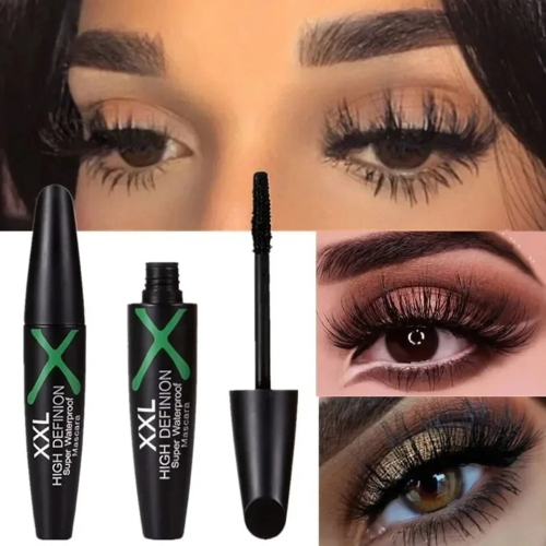 4D Mascara Waterproof Silk Fiber Thick Lengthening Smudge Proof 1