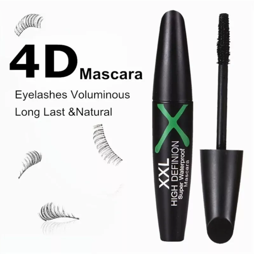 4D Mascara Waterproof Silk Fiber Thick Lengthening Smudge Proof 2
