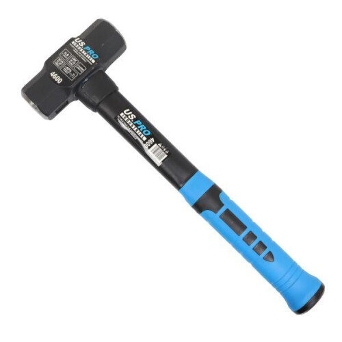 US PRO INDUSTRIAL Double Face 3Lb Sledge Hammer Fibreglass Handle 4600 1