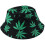 Unisex Sun Hat Bucket Hat Hemp Pattern Hat 3