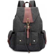 Unisex Backpack Boy Girl School Bag Outdoor Hiking Rucksack Canvas Bag College Bookbag Teenager Travel Field Pack Large Knapsack Durable Infantry Pack
