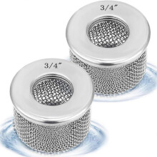 2 PCS Air Inlet Filter Suction Cup Hose Dual Screen with 1.91 cm NPT Thread for Airless Paint Spray