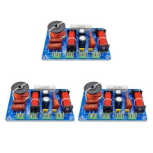 3-Pack High,Medium and Low Speaker Retrofit Crossover 3-Way Audio Adjustable Frequency Divider HiFi