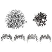 400Pcs Greenhouse Repair Kit Include 100 Glazing Clips W Wire Clips 100Z Overlap Clips and 100 Gree