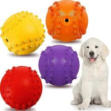 Toy Balls Reliable Rubber Fun Interactive Toys Puppy Chew Toys Beach Outdoor Dog Balls 4 Pack