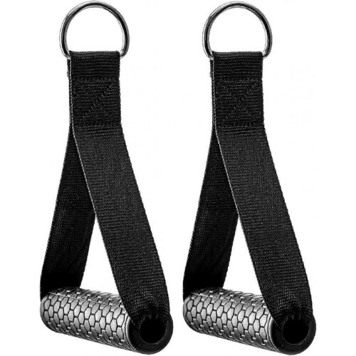 Workout Cable Handles, Cable Machine Attachment Handles, Cable Handles Compatible with Cable Machines, (1 Pair)