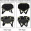Protective Hip Pad Sport, 3D Protective Hip Pad Shorts Adjustable Kids Hip Pad 4
