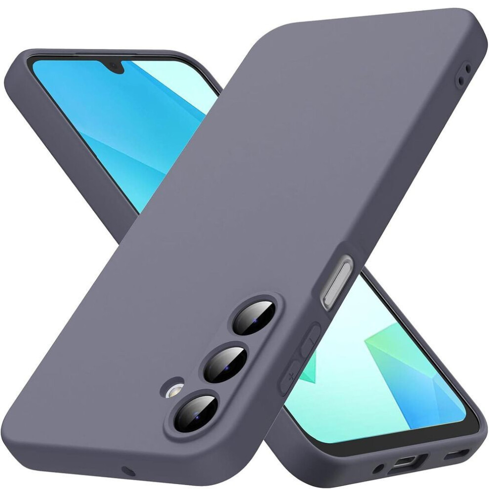 (grey, Samsung A26) Liquid Silicone Case For Samsung Galaxy A16 A06 A26 A36 A56 Liquid Silicone Case Full Body Camera Protect Case Cover Silicon