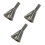3Pc Triangular Handle Length of 18mm Except for Burr Screw Polishing Drill Chamfering Tool Suitable 1