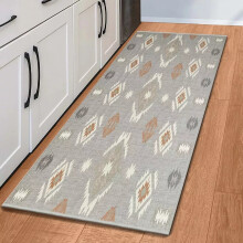 (60x220 cm _ Geometric Printed Runner Rugs Outdoor Indoor, Nova) Hallway Runner Rug Living Room Carpet Printed Rugs
