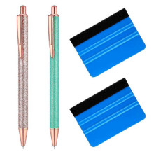 2Pcs Glitter Weeding Pen Retractable Pin Pen Weeding Tool for Vinyl Air Release Pen for Easy Craft