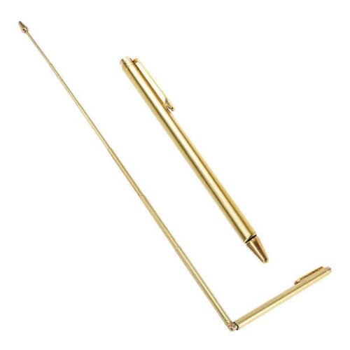 2PCS Dowsing Rods, Retractable Divining Rods, Portable Pen Shape L Rods, for Tools, Divining Water 2
