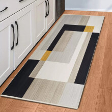 (60x220 cm _ Geometric Printed Runner Rugs Outdoor Indoor, Milo) Hallway Runner Rug Living Room Carpet Printed Rugs