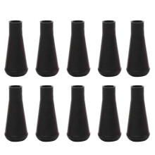 (Black) 10 Pcs Soft Rubber Arrowheads Shooting Game Practice Tip Rubber Arrow Tip for Shooting Peactice Accessories Durable Red