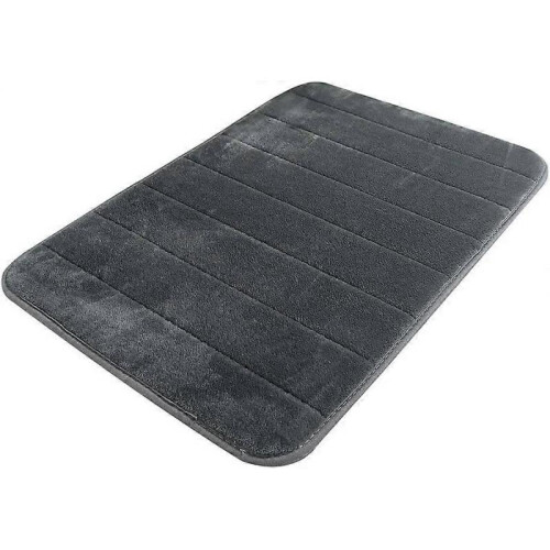 Bathroom mat Memory Foam Bath Mat, Non Slip Absorbent Super Soft Microfiber Bath Mat Set 1