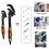 2pcs Multipurpose Universal Wrench Set Automatic Adjusting Wrench Quick Power Grip Pipe Wrench 2