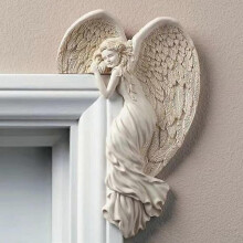 Door Frame Angel Wall Sculpture Left Right Door Frame Angel Wing Sculpture