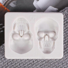 Halloween Skull Silicone Molds Cake Decoration Liquid Fondant Silicone Molds,Liquid Fondant Silicone Mold
