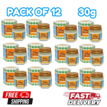 Pack of 12 Tiger Balm White Tiger Balm 30g