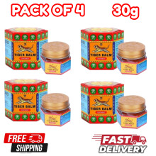Pack of 4 Tiger Balm Red Tiger Balm 30 g