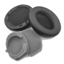 (Black) Professional Replacement Ear Pads For WH-1000XM3 Headphone Comfortable Earpads Cushions Replacement GD