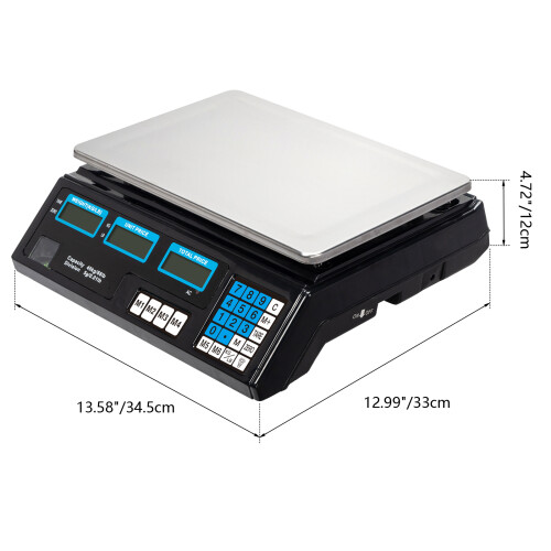 40KG Electric Digital Weighing Parcels Scale Postal Shop Scale 1