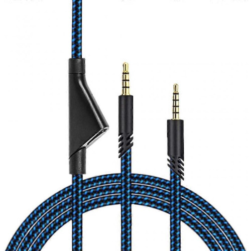 For  Astro A10 A40 A30 Cable Cord Replacement 3.5mm to USB Gaming Headsets  Headset Cable Inline Mute Volume Control
