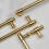 (192mm Handle) Gloss Gold Cabinet Handles & Matching Knob 7