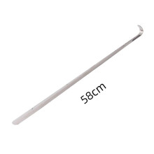 (58cm) Extra Horn Shoe Long Handle Metal Stainless Durable Steel Shoehorn
