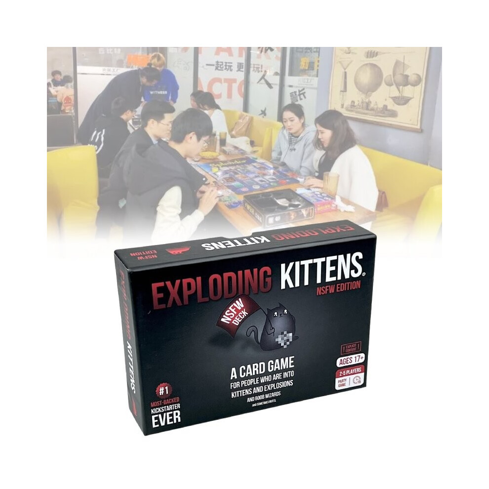 Exploding Nsfw Kittens Card Board Game Family Night Gift Activities Parties