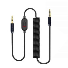 Headphone Cable Replacement Headset Cord for A10/A30/A40/A50 Nylon Headphone Extension Cable 6.5 Feet Black