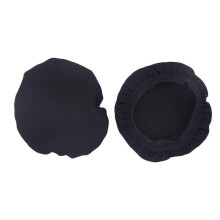 1 Pair Earpads Protective Covers Elastic Washable Earcups Protectors Headset Dustproof Sleeves for On-Ear Headphones Black