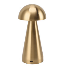 Mushroom Shape Table Lamp 3 Color Temperature LED Dimmable Cordless USB Rechargeable Modern Bedside Nightstand Lamp for Bedroom Living Room