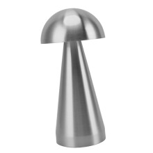 Mushroom Shape Table Lamp 3 Color Temperature LED Dimmable Cordless USB Rechargeable Modern Bedside Nightstand Lamp for Bedroom Living Room
