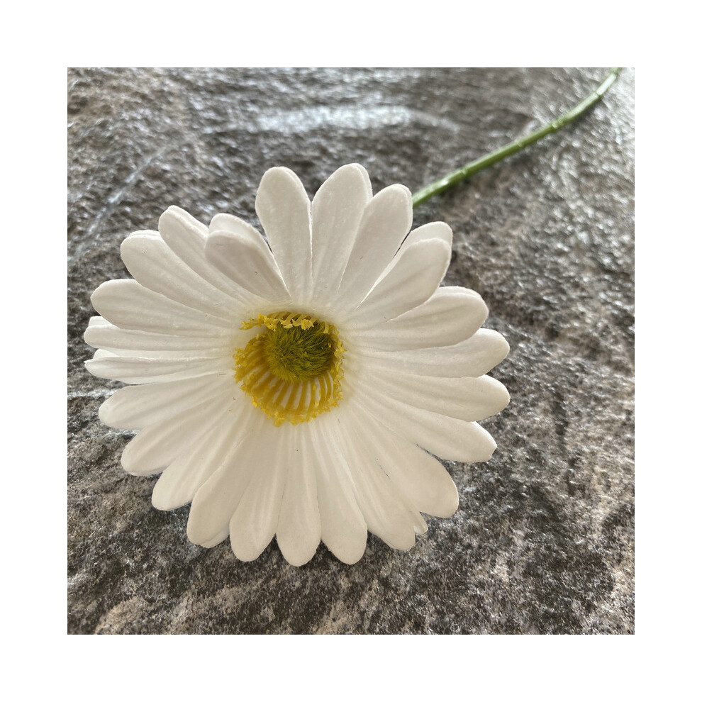 (Style 1) Daisy Rubber Soft Fake Flower For Wedding Events Home Decor Props Photography-image-OPC-PHC2BJT-NEW