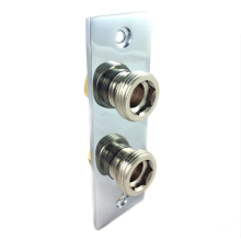 Bidet Thermostatic Shower Fixing Wall Plate Bathroom Toilet Valve Back Chrome