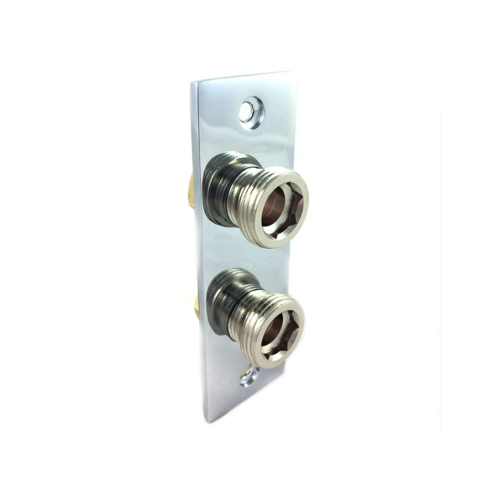 Bidet Thermostatic Shower Fixing Wall Plate Bathroom Toilet Valve Back Chrome
