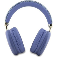 Guess GCube Metallic Script Logo On Ear Wireless Headphone Purple - GUBHK1GCTCSU