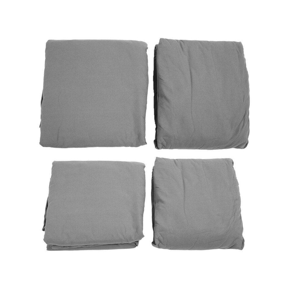Bedding Sets Simple Soft Comfortable Chemical Fiber Fine Craftsmanship Bed Sheet Set for Business Hotel Home Dark Gray US KING Size