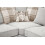VERONA CORNER SOFA SUITE LIGHT GREY VELOUR FABRIC SCATTER CUSHIONS 3