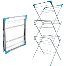 3 Tier Clothes Dryer Airer Foldable Laundry Rack Washing Line Drying Horse 14m