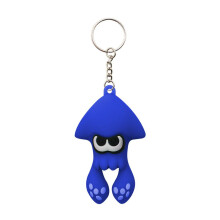 (Blue)Llavero Splatoon 3 Calamares Juguete Dibujos Animados Llavero Bolso Colgante Muñeca Niños Regalos de Navidad