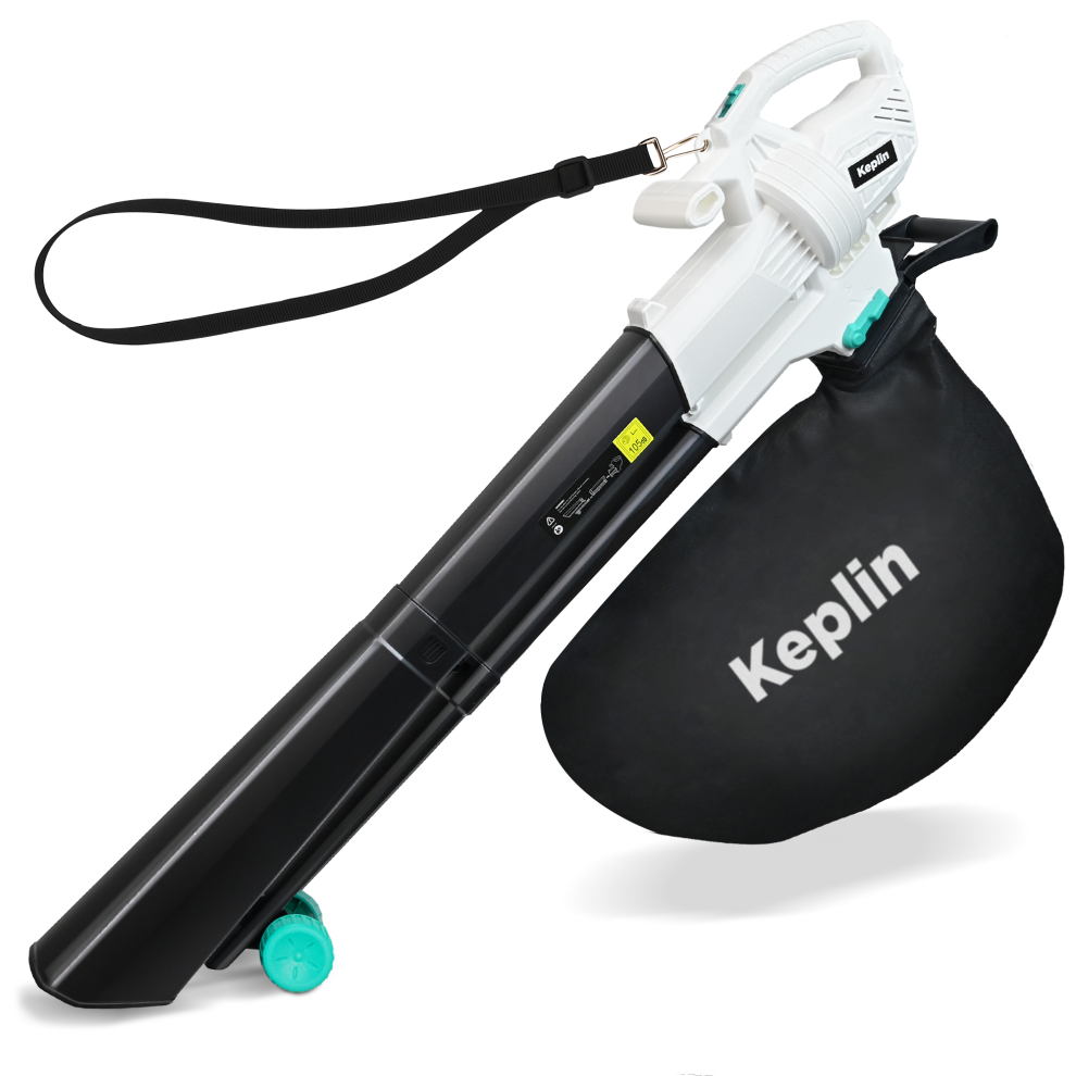 Keplin 3-in-1 Leaf Blower, Garden Vacuum & Mulcher, 45L Collection Bag
