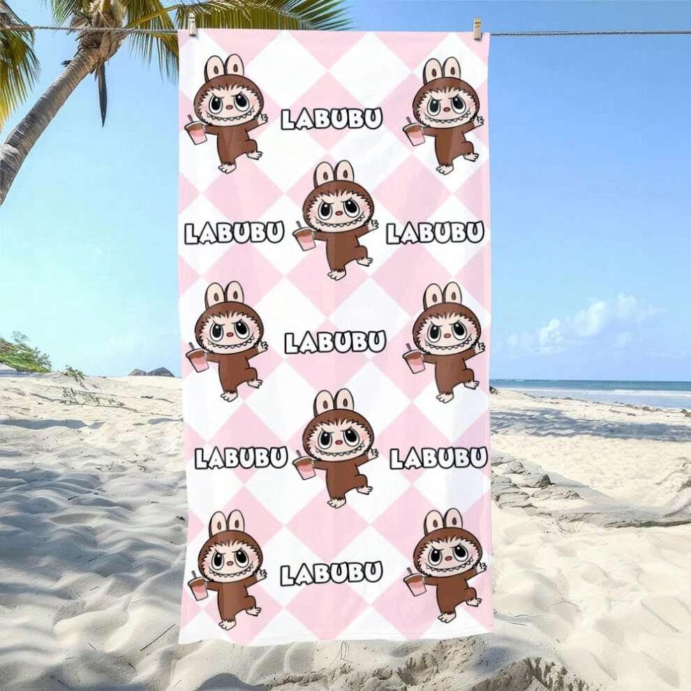 (4, 70x160cm) Adorable Cartoon-Print Beach Towels: Fun for Summer at the Shore! Suitable for towels, bath towels, beach towels-image-OPC-PHC8X5N-NEW