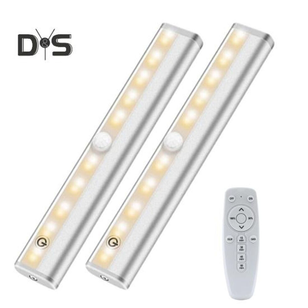 (as the picture, B) Night Lamp Wireless Remote Control Cabinet Light Ultra-Bright Flicker Free Dimmable Simple Installation Magnetic LED Lamp